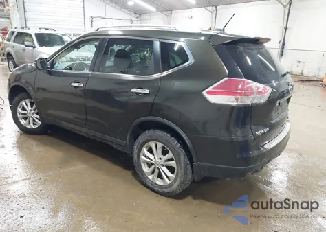 2016 Nissan Rogue Sv из США, поврежденный, VIN KNMAT2MV7GP646800